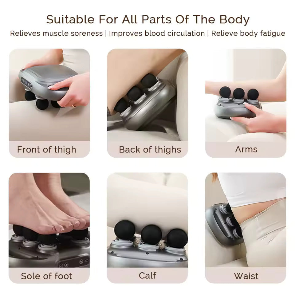 Veltrix Six: Advanced 6-Head Therapy Massager