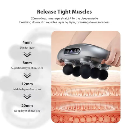 Veltrix Six: Advanced 6-Head Therapy Massager